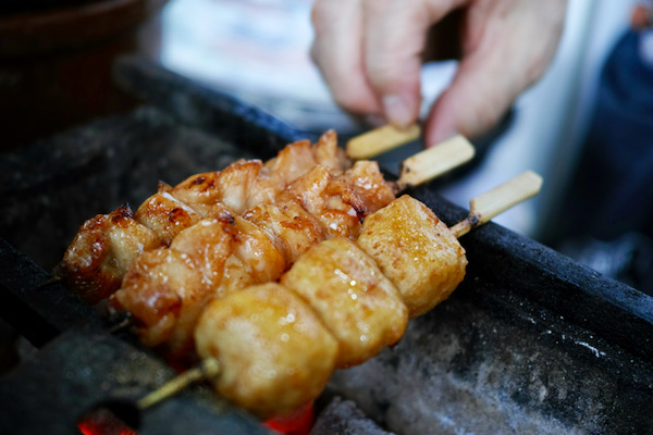 籠乃鳥の焼き鳥その１
